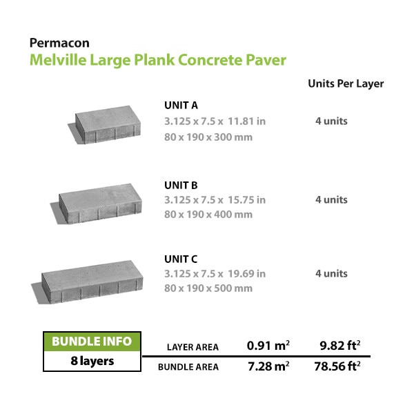 Permacon Melville Large Plank